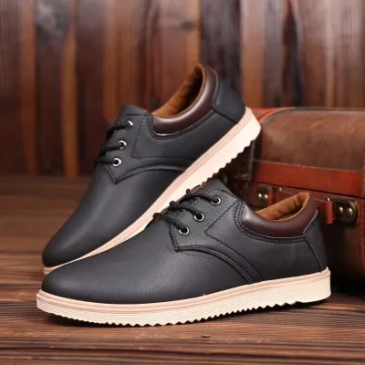 MEN'S WATERPROOF NON-SLIP LEATHER SHOES 